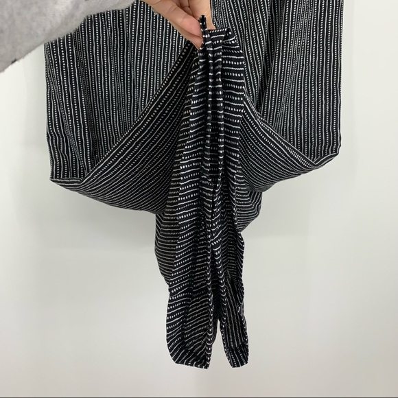 Max Studio Boho Wide Leg Pull On Cropped Pants With Knit Waistband Nwt Sz Small - Picture 9 of 16